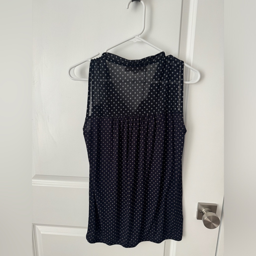 Loft tank top with ties